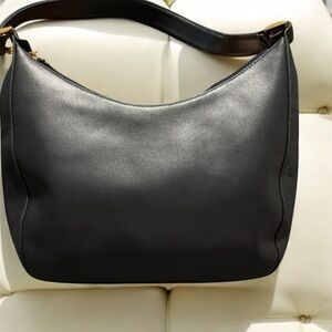 Marcello Elegant Navy Leather Shoulder Bag